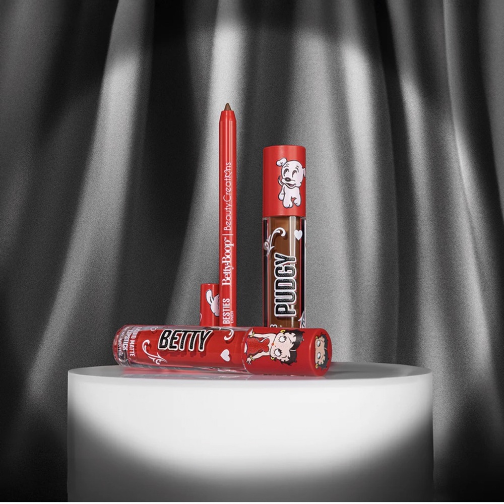 BETTY BOOP X BEAUTY CREATIONS "Besitos" Lip Trio - Picture 2 of 10